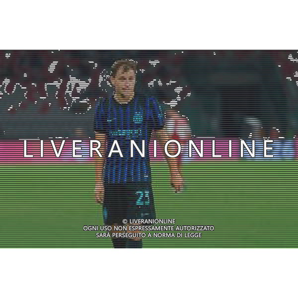 TVEM August 16, 2025 Bari, Italy - FC Inter vs Olympiacos FC - friendly match - San Nicola Stadium. In the pic: Nicolò Barella of FC Inter foto emmanuele mastrodonato-ag aldo liverani sas