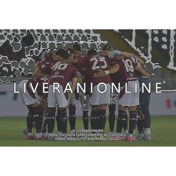 Torino 18.08.2025 Stadio Grande Torino @Manuela Viganti /Ag. Aldo Liverani sas Torino vs Modena Coppa Italia Freccirossa Tretaduesimi di Finale Stagione 2025/2026 Nella foto: il torino si da la carica prima dell’inizio del match