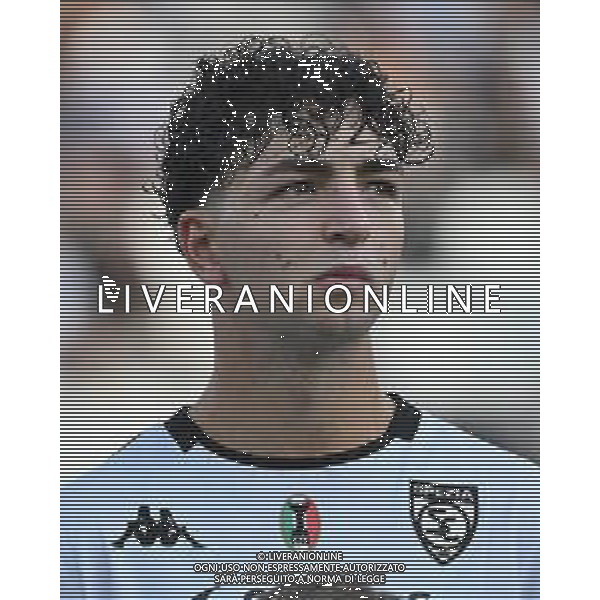 TVRG Spezia vs Sampdoria nella foto Pietro Candelari (Spezia) La Spezia 18-08-2025 Stadio Alberto Picco Spezia vs Sampdoria - trentaduesimi di finale Coppa Italia Frecciarossa foto Roberto Garavaglia/Agenzia Aldo Liverani sas