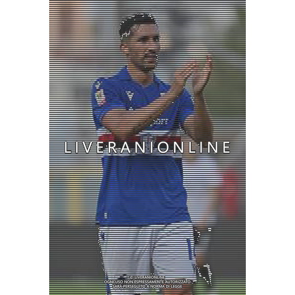 TVRG Spezia vs Sampdoria nella foto Alessandro Bellemo (Sampdoria) La Spezia 18-08-2025 Stadio Alberto Picco Spezia vs Sampdoria - trentaduesimi di finale Coppa Italia Frecciarossa foto Roberto Garavaglia/Agenzia Aldo Liverani sas