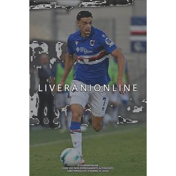 TVRG Spezia vs Sampdoria nella foto Marvin Cuni (Sampdoria) La Spezia 18-08-2025 Stadio Alberto Picco Spezia vs Sampdoria - trentaduesimi di finale Coppa Italia Frecciarossa foto Roberto Garavaglia/Agenzia Aldo Liverani sas