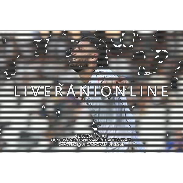 TVRG Spezia vs Sampdoria nella foto Gabriele Artistico (Spezia) esultanza dopo il gol dell\'1 a 1 La Spezia 18-08-2025 Stadio Alberto Picco Spezia vs Sampdoria - trentaduesimi di finale Coppa Italia Frecciarossa foto Roberto Garavaglia/Agenzia Aldo Liverani sas