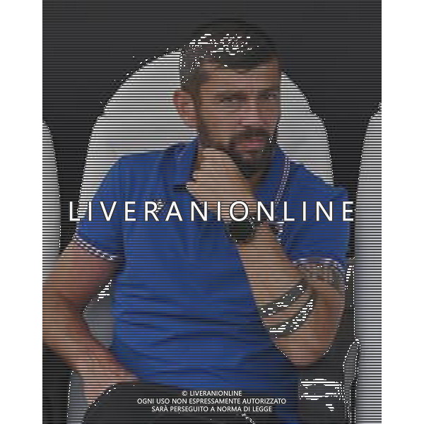 TVRG Spezia vs Sampdoria nella foto Massimo Donati allenatore Sampdoria La Spezia 18-08-2025 Stadio Alberto Picco Spezia vs Sampdoria - trentaduesimi di finale Coppa Italia Frecciarossa foto Roberto Garavaglia/Agenzia Aldo Liverani sas