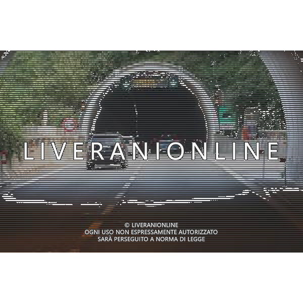 TVRCOR Autostrada in direzione Genova 18-08-2025 nella foto traffico auto in galleria, moderare la velocità ©TVRCOR Corradin Roberta - AGENZIA ALDO LIVERANI SAS