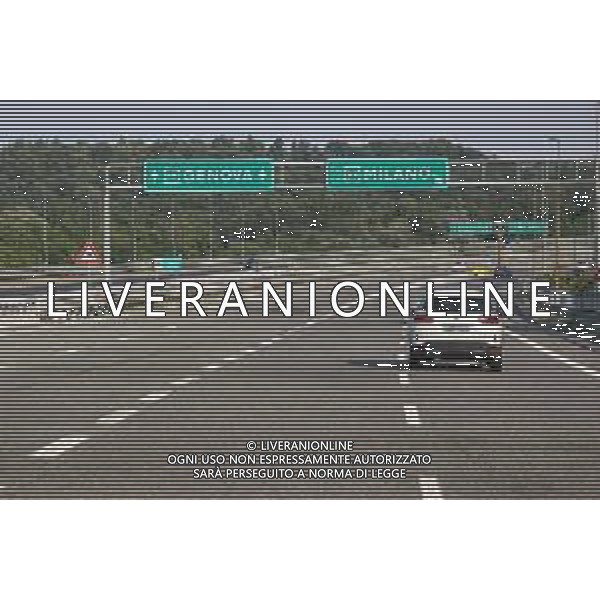 TVRCOR Autostrada in direzione Genova 18-08-2025 nella foto diramazione uscite per Genova e Milano ©TVRCOR Corradin Roberta - AGENZIA ALDO LIVERANI SAS