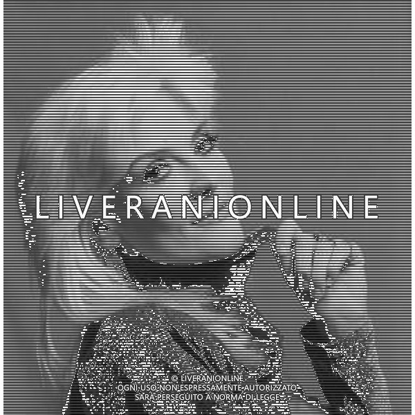 NEG-RETROSPETTIVA DONATELLA RETTORE CANTANTE NELLA FOTO DONATELLA RETTORE NELL\'ANNO 1991 AG THEMA-AG ALDO LIVERANI SAS