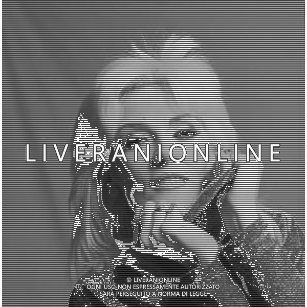 NEG-RETROSPETTIVA DONATELLA RETTORE CANTANTE NELLA FOTO DONATELLA RETTORE NELL\'ANNO 1991 AG THEMA-AG ALDO LIVERANI SAS