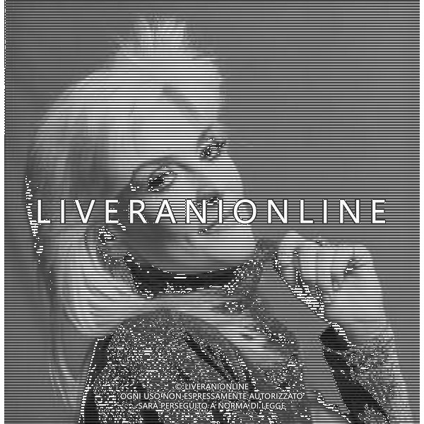 NEG-RETROSPETTIVA DONATELLA RETTORE CANTANTE NELLA FOTO DONATELLA RETTORE NELL\'ANNO 1991 AG THEMA-AG ALDO LIVERANI SAS