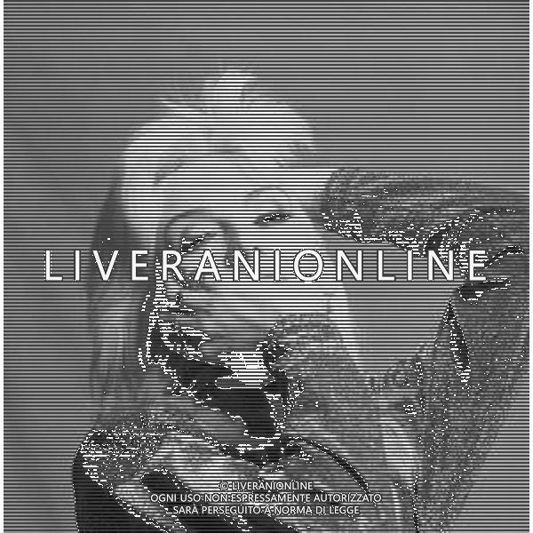 NEG-RETROSPETTIVA DONATELLA RETTORE CANTANTE NELLA FOTO DONATELLA RETTORE NELL\'ANNO 1991 AG THEMA-AG ALDO LIVERANI SAS