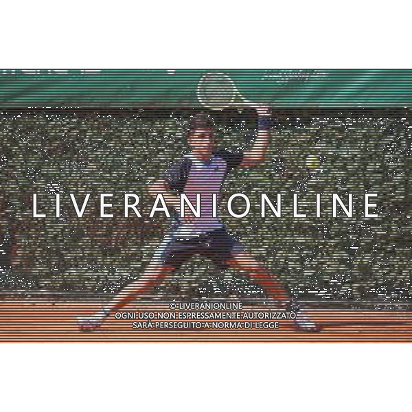 TVRCOR – ITF M25 Lesa Cup – Lesa (NO) 22-08-2025 – quarti di finale nella foto Juan Cruz Martin Manzano (ITA) 22-08-2025 nella foto Sporting Lesa (NO) – foto Roberta Corradin/ag. Aldo Liverani Sas- AGENZIA ALDO LIVERANI SAS