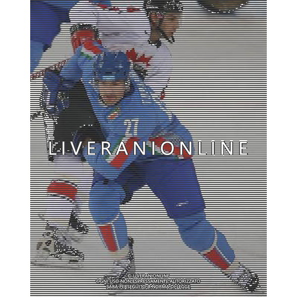 TORINO 15/02/2006 XX OLIMPIADI INVERNALI HOCKEY SU GHIACCIO ITALIA-USA NELA FOTO TOPATIGH LUCIO PH GIGI ARCAINI/AG.ALDO LIVERANI