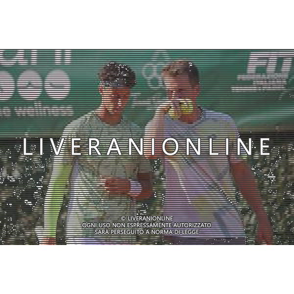 TVRCOR – ITF M25 Lesa Cup – Lesa (NO) 22-08-2025 – quarti di finale nella foto Francesco Forti (ITA) e Giovanni Oradini (ITA) 22-08-2025 nella foto Sporting Lesa (NO) – foto Roberta Corradin/ag. Aldo Liverani Sas-AGENZIA ALDO LIVERANI SAS