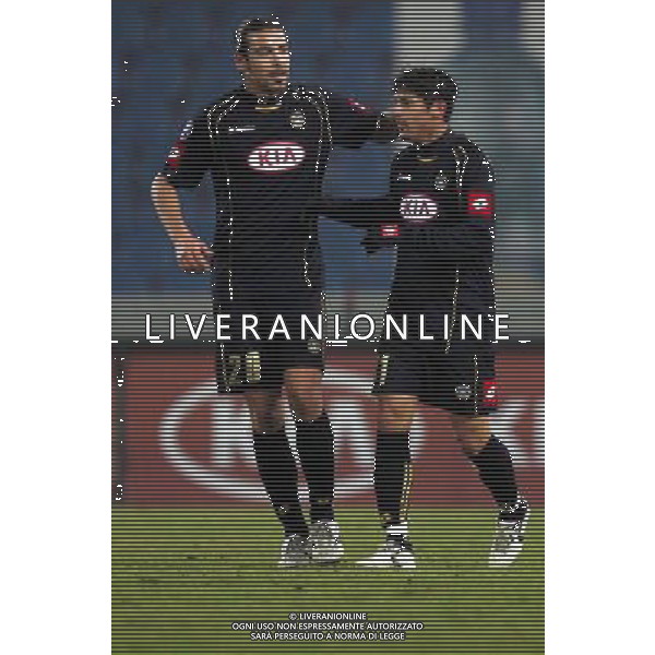 UDINE 15/2/06 COPPA UEFA SEDICESIMI DI FINALE UDINESE - LENS NELLA FOTO: ESULTANZA BARRETO PH: ANDRY/LIVERANI