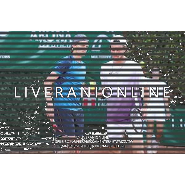 TVRCOR – ITF M25 Lesa Cup – Lesa (NO) 22-08-2025 – quarti di finale nella foto Luciano Emanuel Ambrogi (ARG) e Kilian Feldbausch (SUI) 22-08-2025 nella foto Sporting Lesa (NO) – foto Roberta Corradin/ag. Aldo Liverani Sas-AGENZIA ALDO LIVERANI SAS