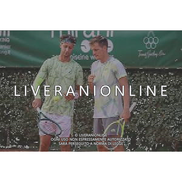 TVRCOR – ITF M25 Lesa Cup – Lesa (NO) 22-08-2025 – quarti di finale nella foto Francesco Forti (ITA) e Giovanni Oradini (ITA) 22-08-2025 nella foto Sporting Lesa (NO) – foto Roberta Corradin/ag. Aldo Liverani Sas-AGENZIA ALDO LIVERANI SAS