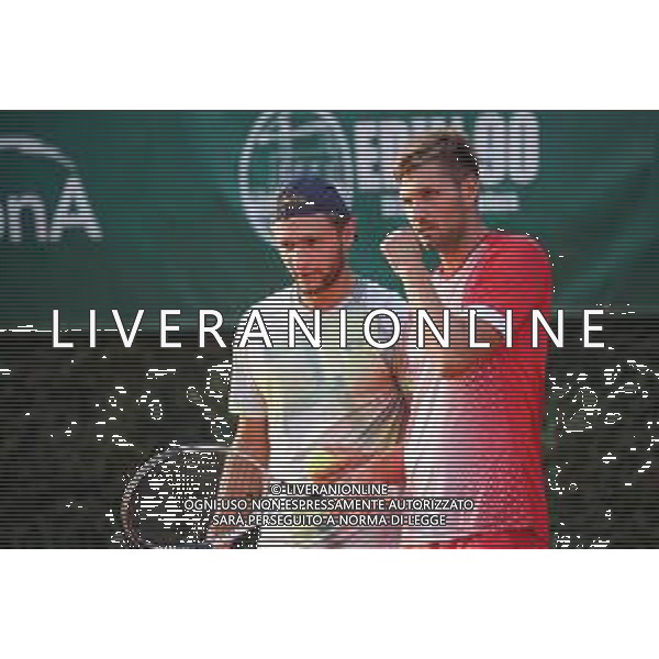 TVRCOR – ITF M25 Lesa Cup – Lesa (NO) 22-08-2025 – quarti di finale nella foto Gianluca Cadenasso (ITA) e Oleksandr Ovcharenko (UKR) 22-08-2025 nella foto Sporting Lesa (NO) – foto Roberta Corradin/ag. Aldo Liverani Sas-AGENZIA ALDO LIVERANI SAS