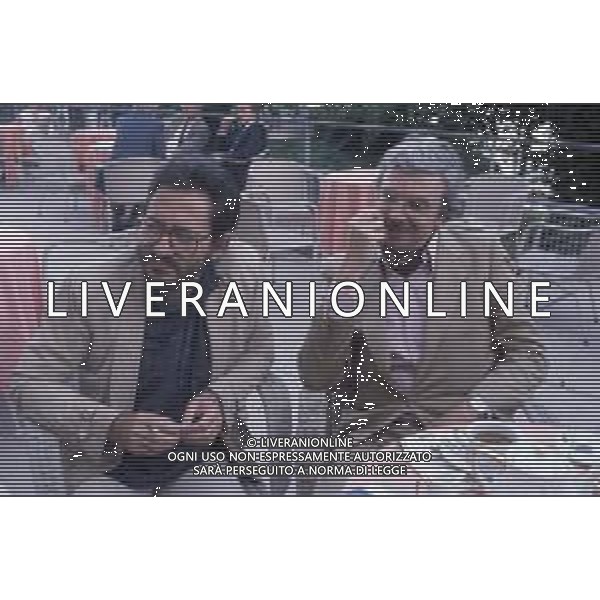 DIAP -RETROSPETTIVA MARTIN SCORZESE REGISTA NELLA FOTO MARTIN SCORZESE CON DANIEL TUSCAN DU PLANTIER A VENEZIA NELL\'ANNO 1982 AG ALDO LIVERANI SAS
