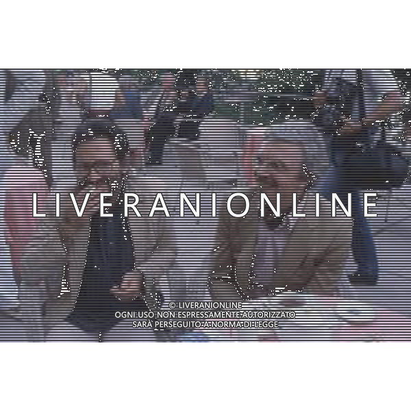 DIAP -RETROSPETTIVA MARTIN SCORZESE REGISTA NELLA FOTO MARTIN SCORZESE CON DANIEL TUSCAN DU PLANTIER A VENEZIA NELL\'ANNO 1982 AG ALDO LIVERANI SAS