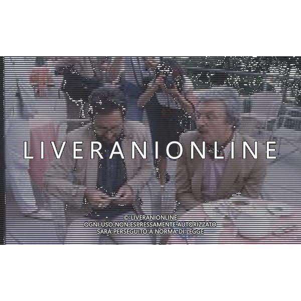 DIAP -RETROSPETTIVA MARTIN SCORZESE REGISTA NELLA FOTO MARTIN SCORZESE CON DANIEL TUSCAN DU PLANTIER A VENEZIA NELL\'ANNO 1982 AG ALDO LIVERANI SAS