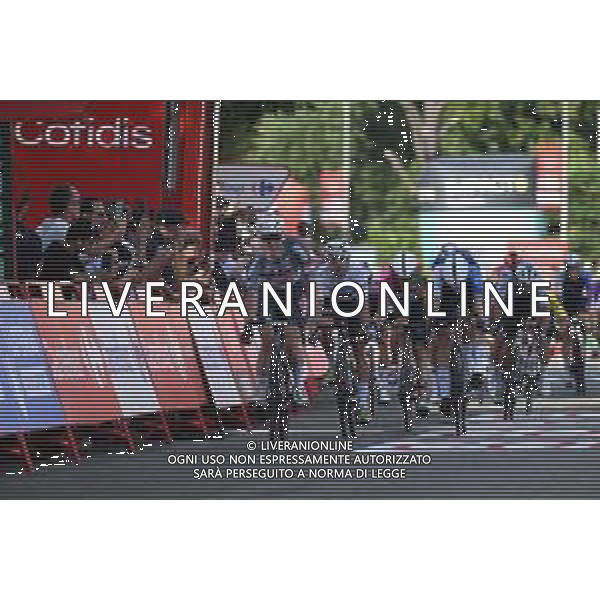 23-08-2025 Vuelta A Espana; Tappa 01 Venaria Reale - Novara; 2025, Alpecin - Deceuninck; 2025, Israel - Premier Tech; 2025, Caja Rural - Seguros Rga; 2025, Lotto; Philipsen, Jasper; Vernon, Ethan; Aular Sanabria, Orluis; Viviani, Elia; Novara; ©SIROTTI - AGENZIA ALDO LIVERANI SAS