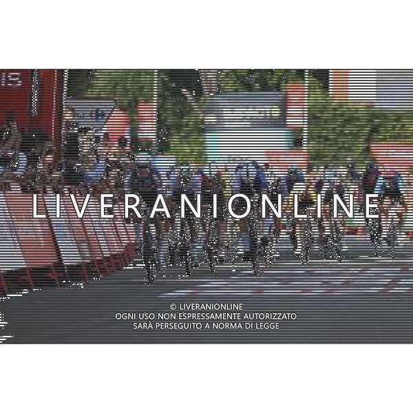 23-08-2025 Vuelta A Espana; Tappa 01 Venaria Reale - Novara; 2025, Alpecin - Deceuninck; 2025, Israel - Premier Tech; Philipsen, Jasper; Vernon, Ethan; Novara; ©SIROTTI - AGENZIA ALDO LIVERANI SAS