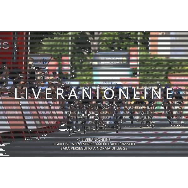 23-08-2025 Vuelta A Espana; Tappa 01 Venaria Reale - Novara; 2025, Alpecin - Deceuninck; 2025, Israel - Premier Tech; Philipsen, Jasper; Vernon, Ethan; Novara; ©SIROTTI - AGENZIA ALDO LIVERANI SAS