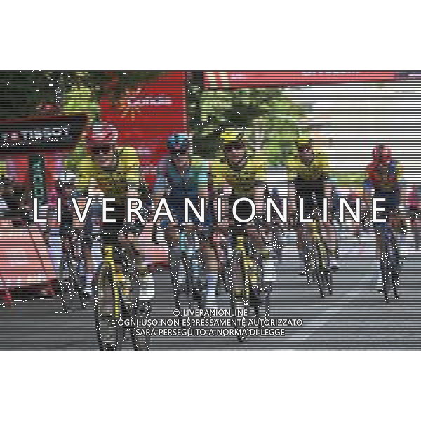 23-08-2025 Vuelta A Espana; Tappa 01 Venaria Reale - Novara; 2025, Visma - Lease A Bike; Vingegaard, Jonas; Tulett, Ben; Novara; ©SIROTTI - AGENZIA ALDO LIVERANI SAS