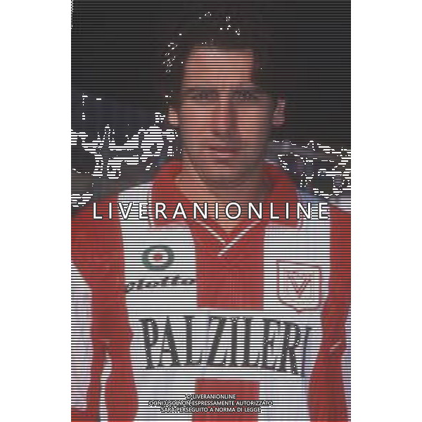 DIAP-RETROSPETTIIVA LAMBERTO ZAULI CALCIATORE NELLA FOTO LAMBERTO ZAULI CON LA MAGLIA DEL VICENZA CALCIO AG ALDO LIVERANI SAS