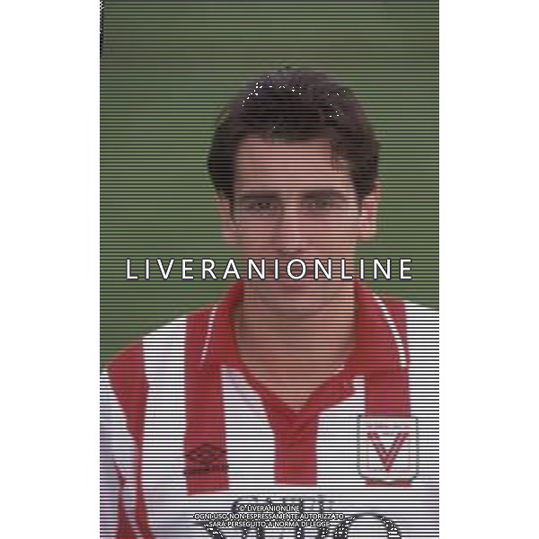 DIAP-RETROSPETTIIVA LAMBERTO ZAULI CALCIATORE NELLA FOTO LAMBERTO ZAULI CON LA MAGLIA DEL VICENZA CALCIO AG ALDO LIVERANI SAS