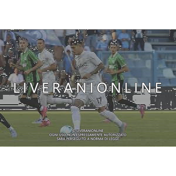Mathias Olivera of SSC Napoli play the ball during US Sassuolo vs SSC Napoli, 1° Serie A Enilive 2025-26 game at Mapei stadium . Città del tricolore in Reggio Emilia (RE), Italy, on August 23, 2025. (Photo by Davide Casentini)- AGENZIA ALDO LIVERANI SAS