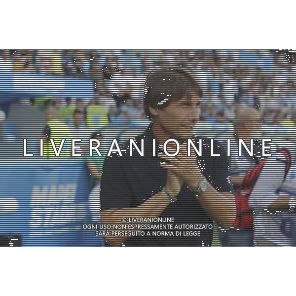 Antonio Conte Head Coach of SSC Napoli during US Sassuolo vs SSC Napoli, 1° Serie A Enilive 2025-26 game at Mapei stadium . Città del tricolore in Reggio Emilia (RE), Italy, on August 23, 2025. (Photo by Davide Casentini)- AGENZIA ALDO LIVERANI SAS