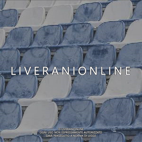 Spalti sedute - seats during US Sassuolo vs SSC Napoli, 1° Serie A Enilive 2025-26 game at Mapei stadium . Città del tricolore in Reggio Emilia (RE), Italy, on August 23, 2025. (Photo by Davide Casentini)- AGENZIA ALDO LIVERANI SAS