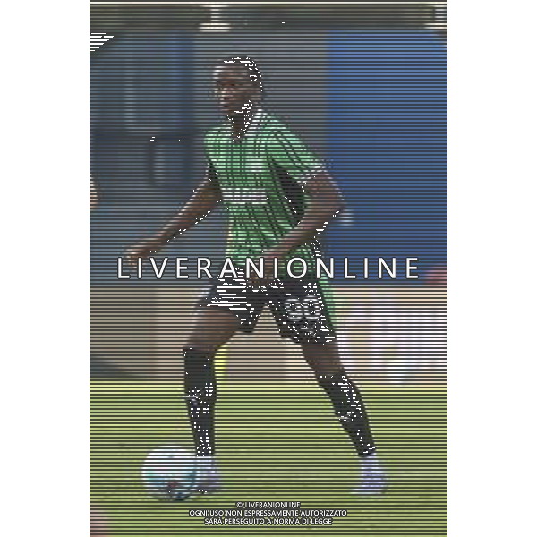 Ismael Kenneth Koné of US Sassuolo play the ball during US Sassuolo vs SSC Napoli, 1° Serie A Enilive 2025-26 game at Mapei stadium . Città del tricolore in Reggio Emilia (RE), Italy, on August 23, 2025. (Photo by Davide Casentini)- AGENZIA ALDO LIVERANI SAS