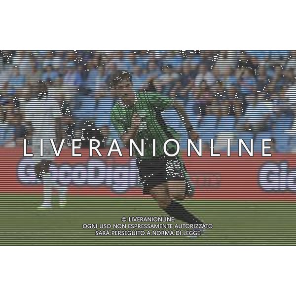 Andrea Pinamonti of US Sassuolo during US Sassuolo vs SSC Napoli, 1° Serie A Enilive 2025-26 game at Mapei stadium . Città del tricolore in Reggio Emilia (RE), Italy, on August 23, 2025. (Photo by Davide Casentini)- AGENZIA ALDO LIVERANI SAS