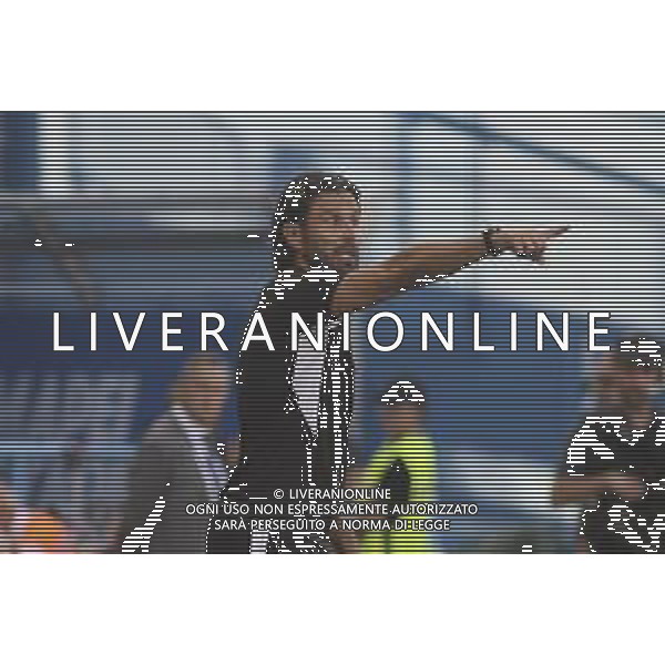 Fabio Grosso Head Coach of US Sassuolo gestures during US Sassuolo vs SSC Napoli, 1° Serie A Enilive 2025-26 game at Mapei stadium . Città del tricolore in Reggio Emilia (RE), Italy, on August 23, 2025. (Photo by Davide Casentini)- AGENZIA ALDO LIVERANI SAS