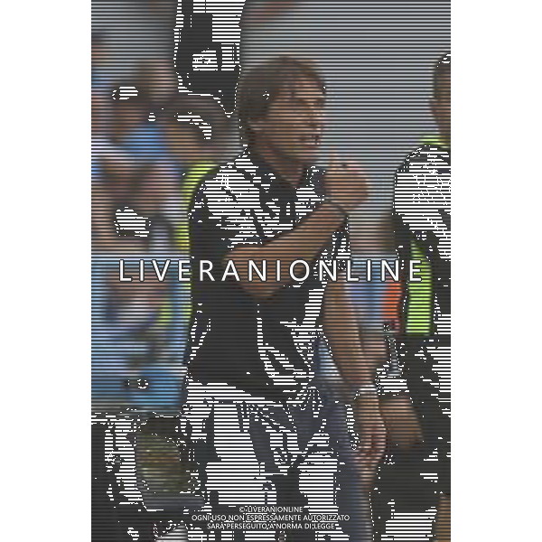 Antonio Conte Head Coach of SSC Napoli gestures during US Sassuolo vs SSC Napoli, 1° Serie A Enilive 2025-26 game at Mapei stadium . Città del tricolore in Reggio Emilia (RE), Italy, on August 23, 2025. (Photo by Davide Casentini)- AGENZIA ALDO LIVERANI SAS