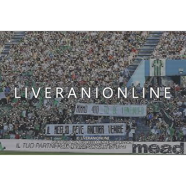 Tifosi - Sassuolo fans fans show their support for Domenico Berardi of US Sassuolo during US Sassuolo vs SSC Napoli, 1° Serie A Enilive 2025-26 game at Mapei stadium . Città del tricolore in Reggio Emilia (RE), Italy, on August 23, 2025. (Photo by Davide Casentini)- AGENZIA ALDO LIVERANI SAS