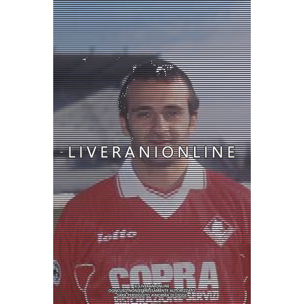 DIAP-RETROSPETTIVA FRANCESCO STATUTO CALCIATORE NELLA FOTO FRANCESCO STATUTO CON LA MAGLIA DEL PIACENZA CALCIO AG ALDO LIVERANI SAS