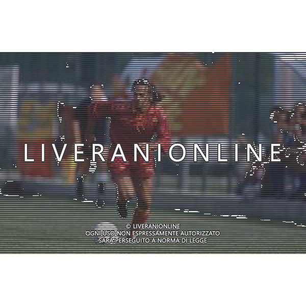 DIAP-RETROSPETTIVA FRANCESCO STATUTO CALCIATORE NELLA FOTO FRANCESCO STATUTO CON LA MAGLIA DELLA ROMA CALCIO AG ALDO LIVERANI SAS