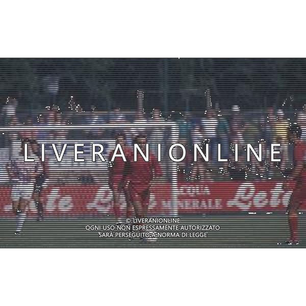 DIAP-RETROSPETTIVA FRANCESCO STATUTO CALCIATORE NELLA FOTO FRANCESCO STATUTO CON LA MAGLIA DELLA ROMA CALCIO AG ALDO LIVERANI SAS