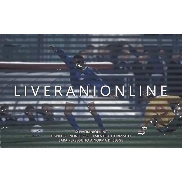 DIAP-RETROSPETTIVA FRANCESCO STATUTO CALCIATORE NELLA FOTO FRANCESCO STATUTO CON LA MAGLIA DELLA NAZIONALE ITALIANA AG ALDO LIVERANI SAS