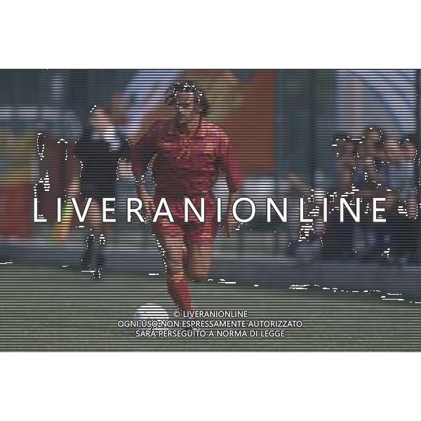 DIAP-RETROSPETTIVA FRANCESCO STATUTO CALCIATORE NELLA FOTO FRANCESCO STATUTO CON LA MAGLIA DELLA ROMA CALCIO AG ALDO LIVERANI SAS
