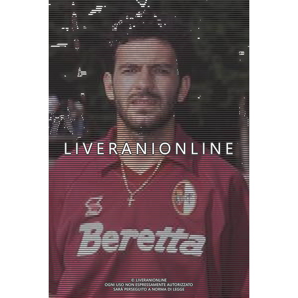 DIAP-RETROSPETTIVA GIORGIO BRESCIANI CALCIATORE NELLA FOTO GIORGIO BRESCIANI CON LA MAGLIA DEL TORINO CALCIO AG ALDO LIVERANI SAS