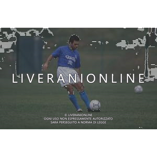 DIAP-RETROSPETTIVA GIORGIO BRESCIANI CALCIATORE NELLA FOTO GIORGIO BRESCIANI CON LA MAGLIA DEL NAPOLI CALCIO AG ALDO LIVERANI SAS