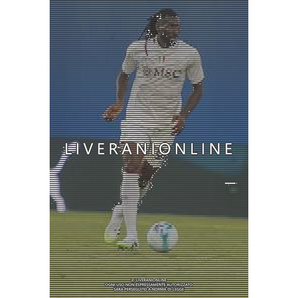 Andre’-Frank Zambo Anguissa of SSC Napoli play the ball during US Sassuolo vs SSC Napoli, 1° Serie A Enilive 2025-26 game at Mapei stadium . Città del tricolore in Reggio Emilia (RE), Italy, on August 23, 2025. (Photo by Davide Casentini)- AGENZIA ALDO LIVERANI SAS