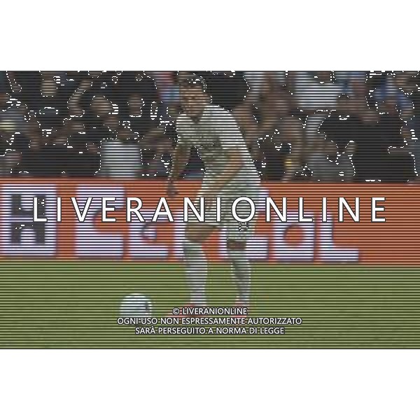 Amir Rrahmani of SSC Napoli play the ball during US Sassuolo vs SSC Napoli, 1° Serie A Enilive 2025-26 game at Mapei stadium . Città del tricolore in Reggio Emilia (RE), Italy, on August 23, 2025. (Photo by Davide Casentini)- AGENZIA ALDO LIVERANI SAS
