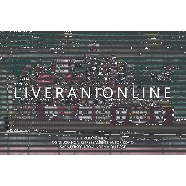 Tifosi Reggiana durante la partita Palermo vs Reggiana di Serie B 25/26 presso lo Stadio Renzo Barbera di Palermo il 23/08/25 ©SERRA FEDERICO - AGENZIA ALDO LIVERANI SAS