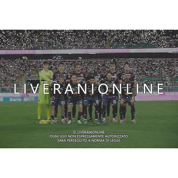 Formazione titolare Reggiana durante la partita Palermo vs Reggiana di Serie B 25/26 presso lo Stadio Renzo Barbera di Palermo il 23/08/25 ©SERRA FEDERICO - AGENZIA ALDO LIVERANI SAS