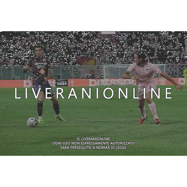 Matteo Rover in azione durante la partita Palermo vs Reggiana di Serie B 25/26 presso lo Stadio Renzo Barbera di Palermo il 23/08/25 ©SERRA FEDERICO - AGENZIA ALDO LIVERANI SAS