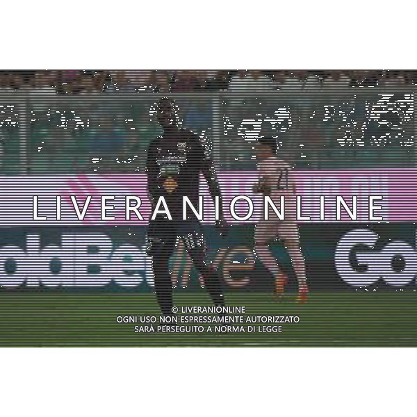 Cedric Gondo in azione durante la partita Palermo vs Reggiana di Serie B 25/26 presso lo Stadio Renzo Barbera di Palermo il 23/08/25 ©SERRA FEDERICO - AGENZIA ALDO LIVERANI SAS
